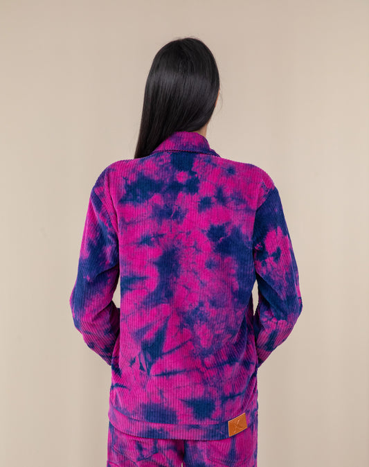 TIE DYE CORDUROY JACKET WOMEN