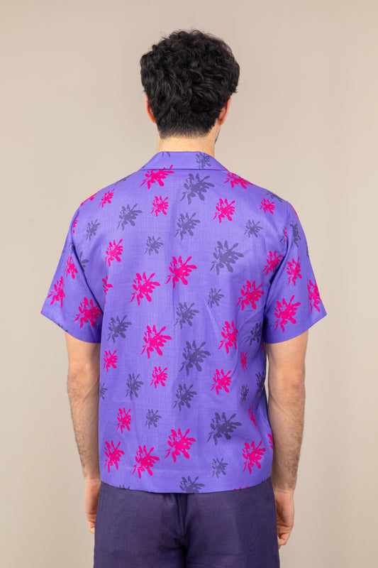 FLORAL HAWAIIAN PRINT SHIRT