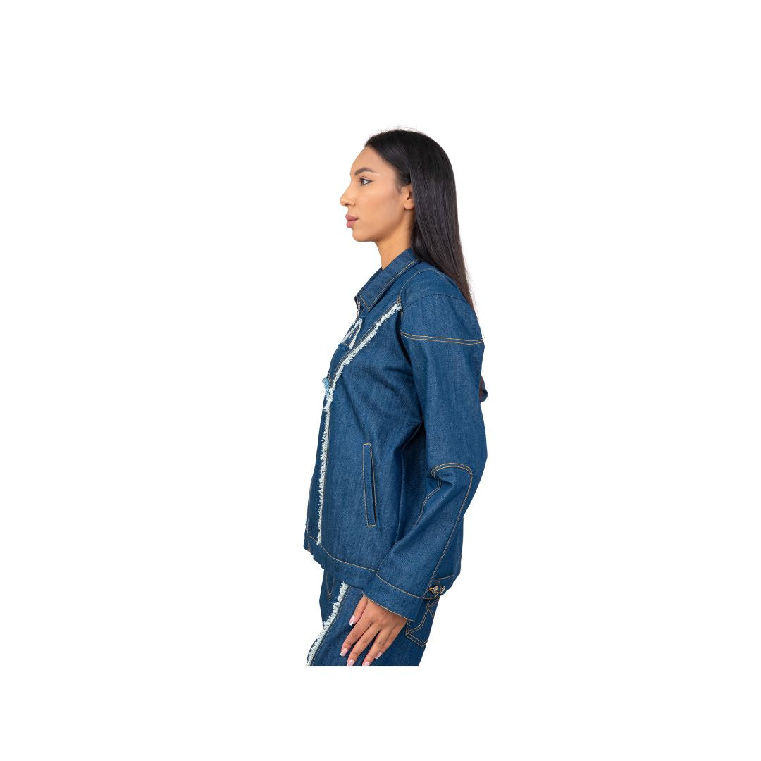 Women's Denim Jacket | Blue Denim Jacket | Janta Kumari