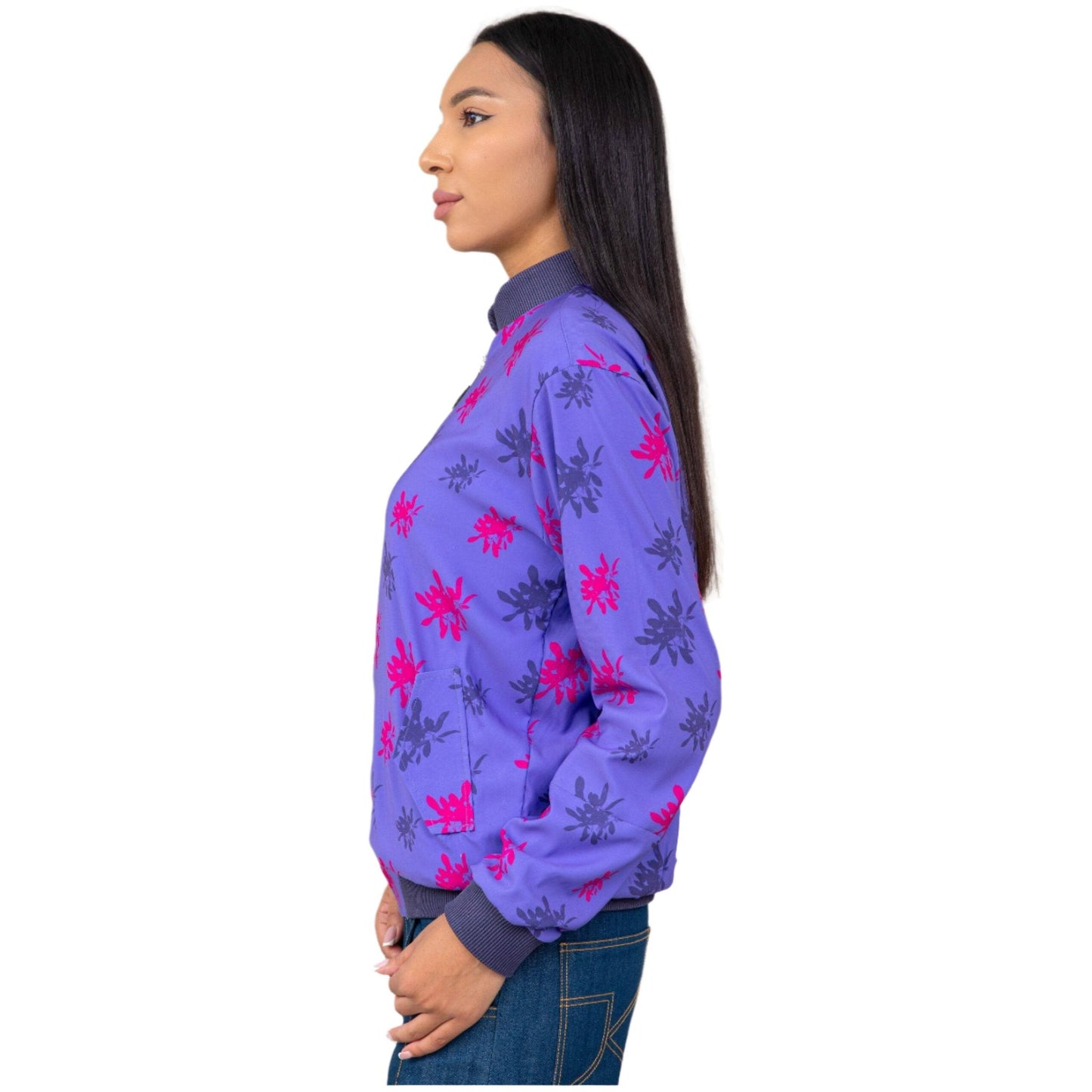 Women's Bomber Jacket | Printed Bomber Jacket | Janta Kumari