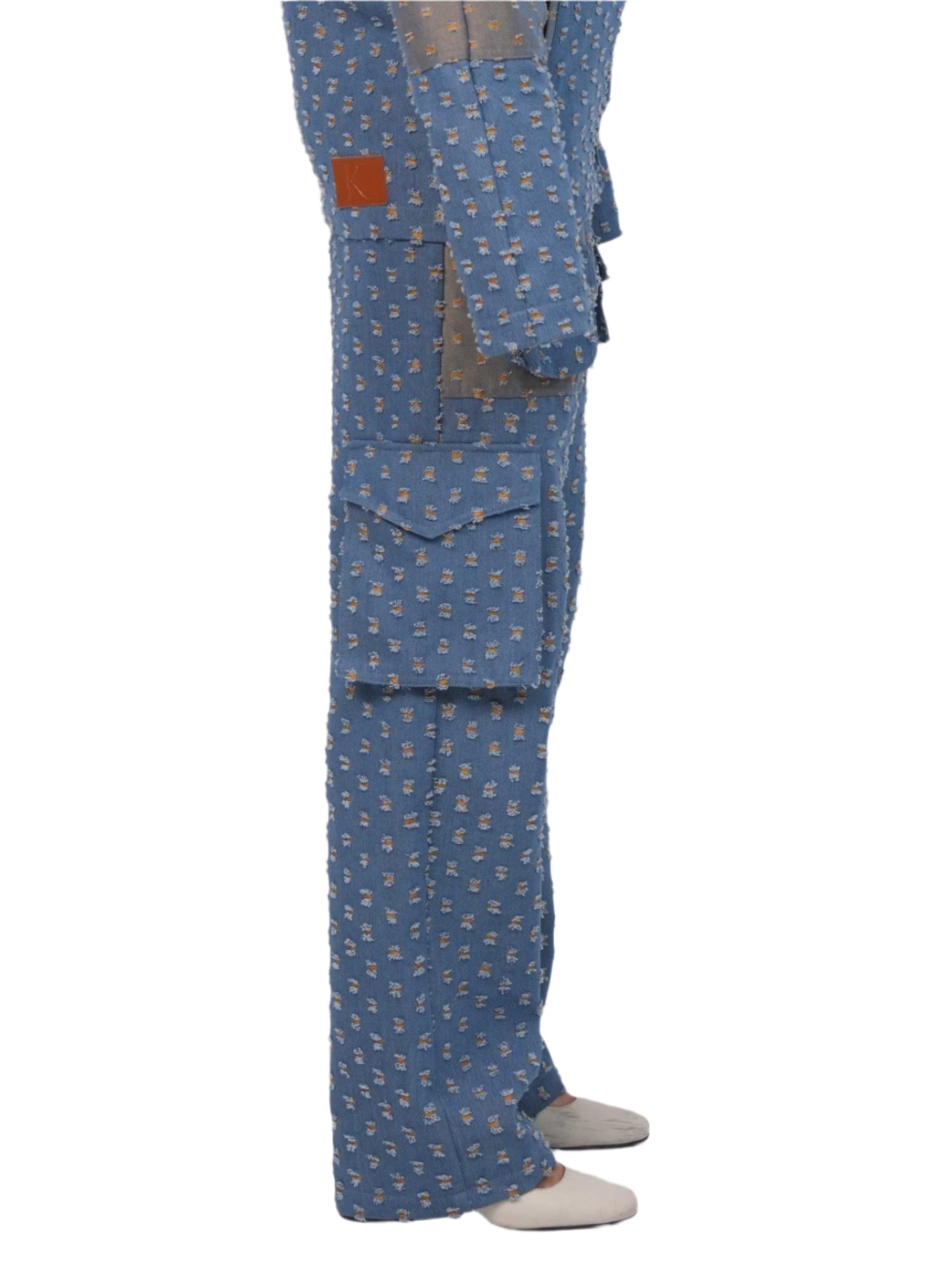 GLIDED FRAY DENIM TROUSERS WOMEN | DENIM PANTS WOMEN | JANTAKUMARI