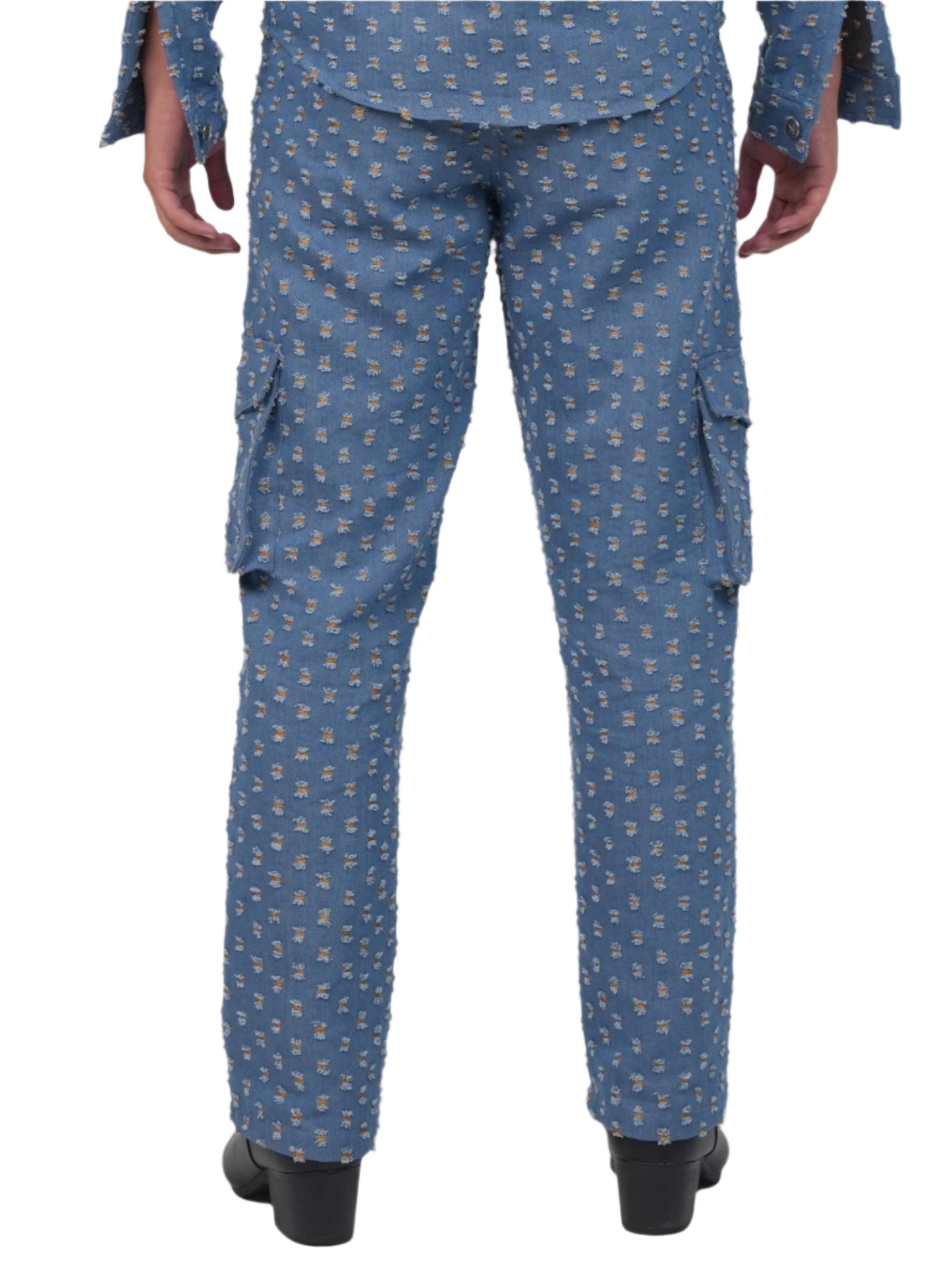 GLIDED FRAY DENIM TROUSER MEN | DENIM PANTS | JANTAKUMARI