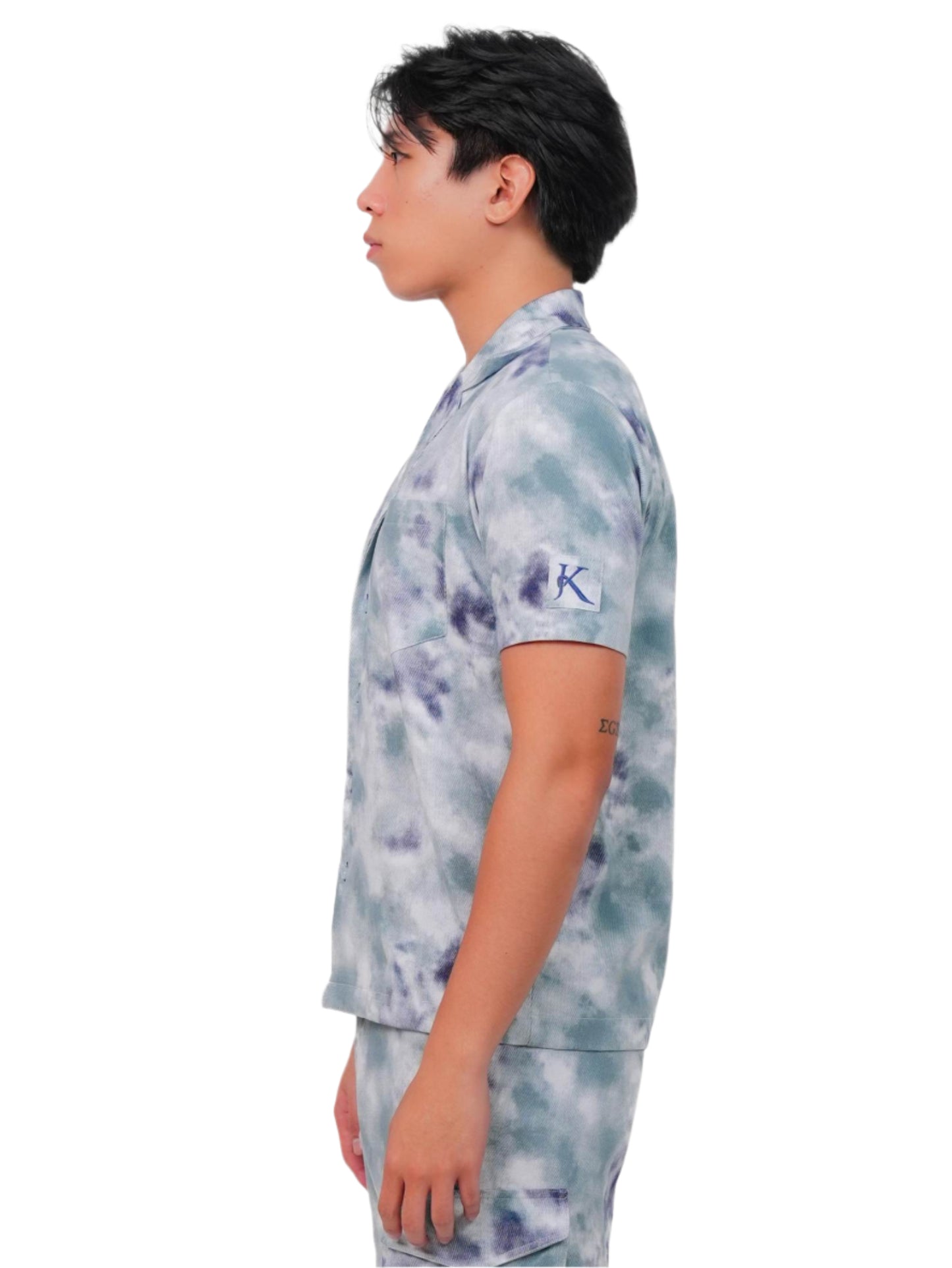 MARBLE TIE DYE CAMP SHIRT MEN | CAMP SHIRT| DAILY WEAR | JANTAKUMARI