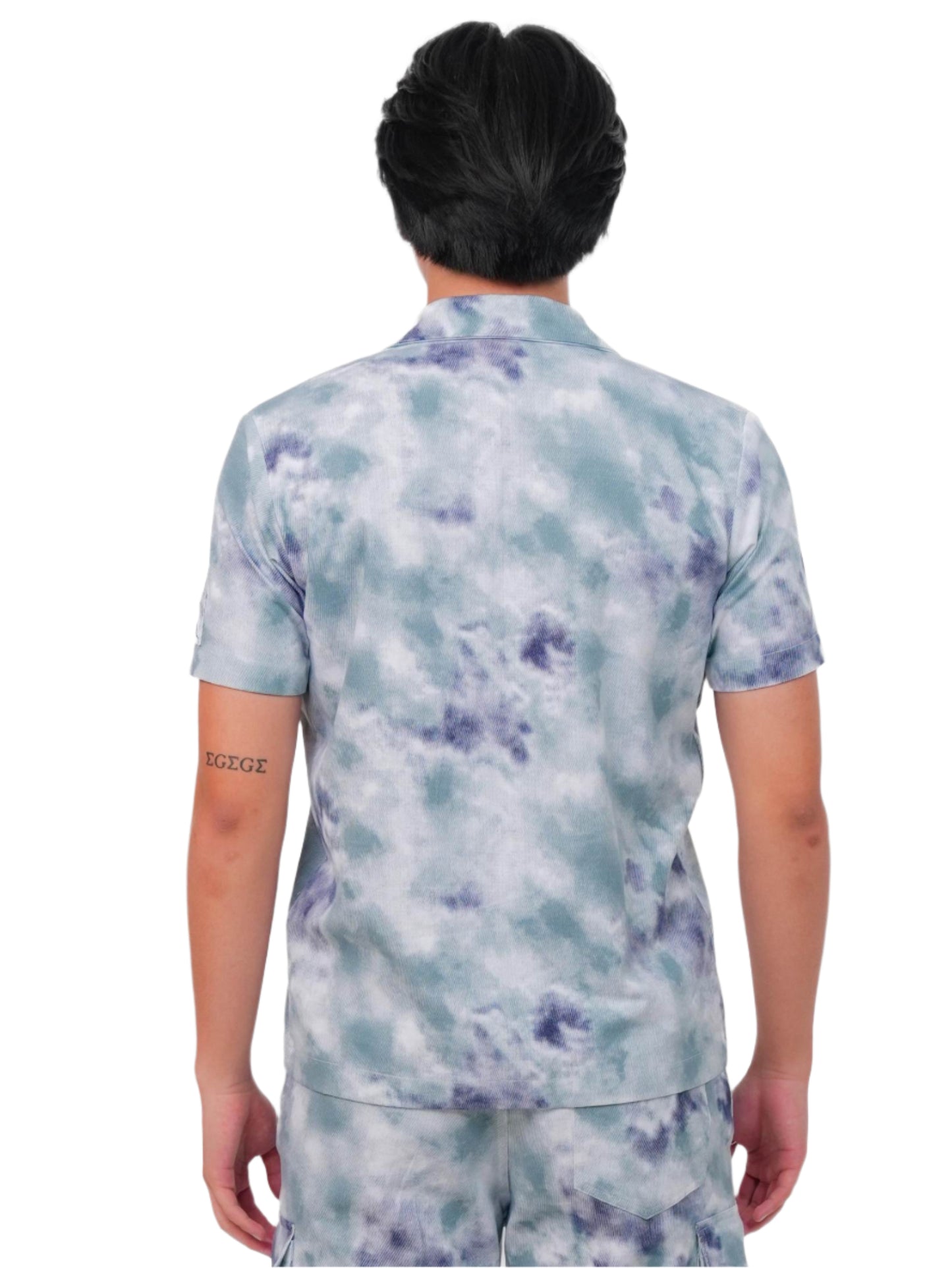 MARBLE TIE DYE CAMP SHIRT MEN | CAMP SHIRT| DAILY WEAR | JANTAKUMARI