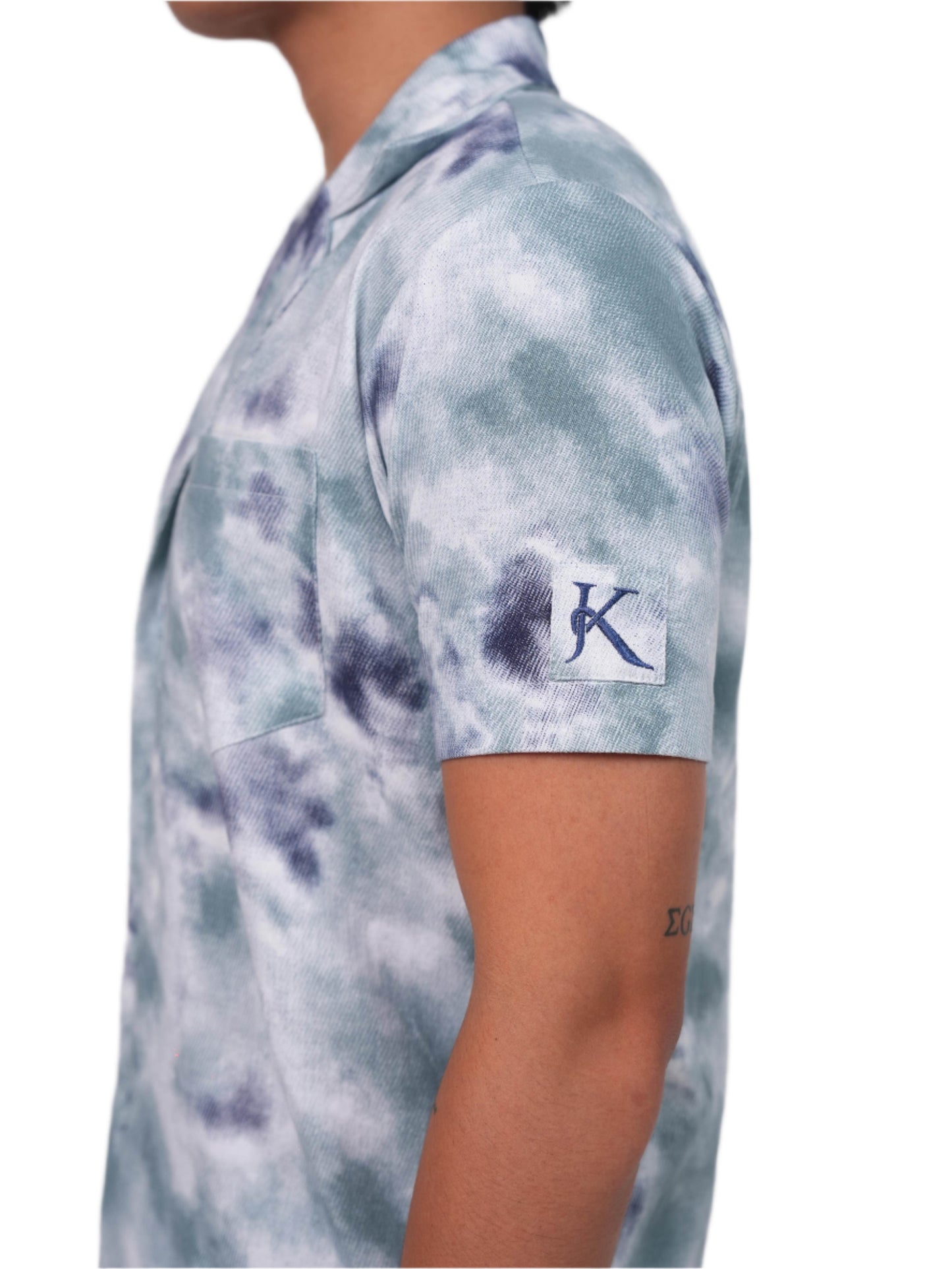 MARBLE TIE DYE CAMP SHIRT MEN | CAMP SHIRT| DAILY WEAR | JANTAKUMARI