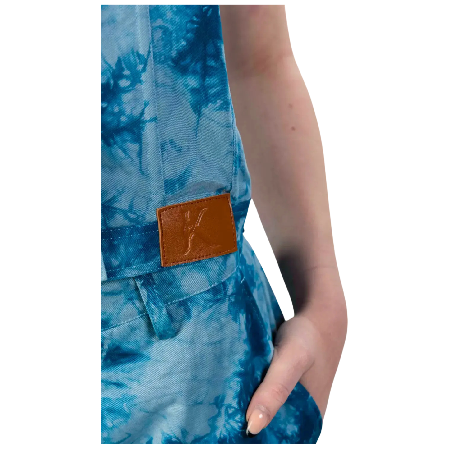 TIE DYE DENIM CORSET - Janta Kumari
