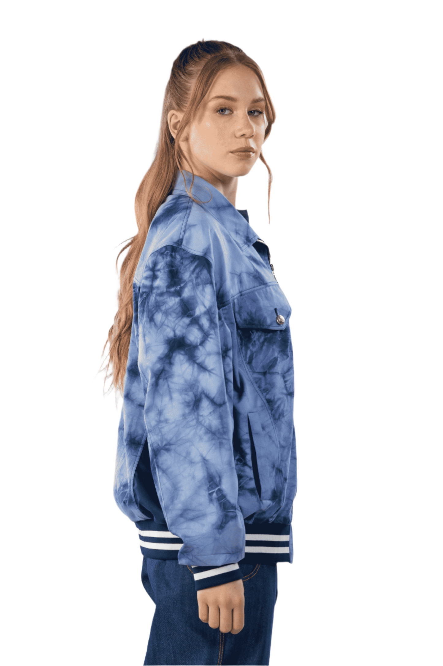 Tie Dye Denim Jacket | Classic Denim Jacket | Janta Kumari