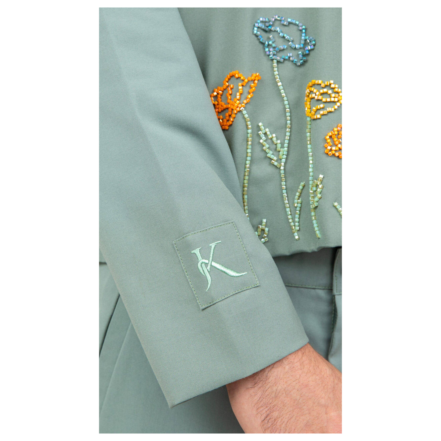FLORAL EMBROIDERY SHIRT MEN - Janta Kumari