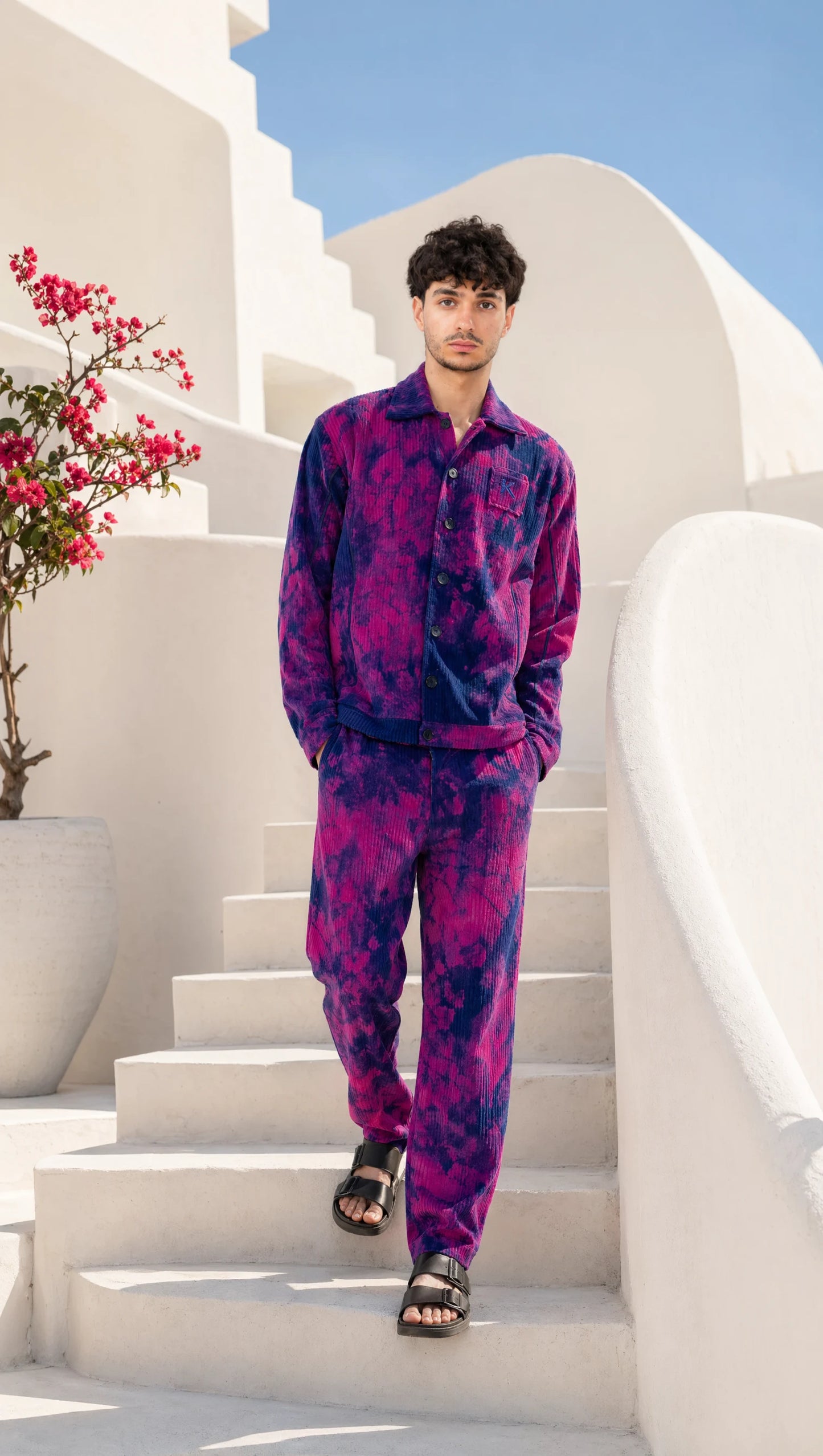 TIE DYE CORDUROY JACKET MEN
