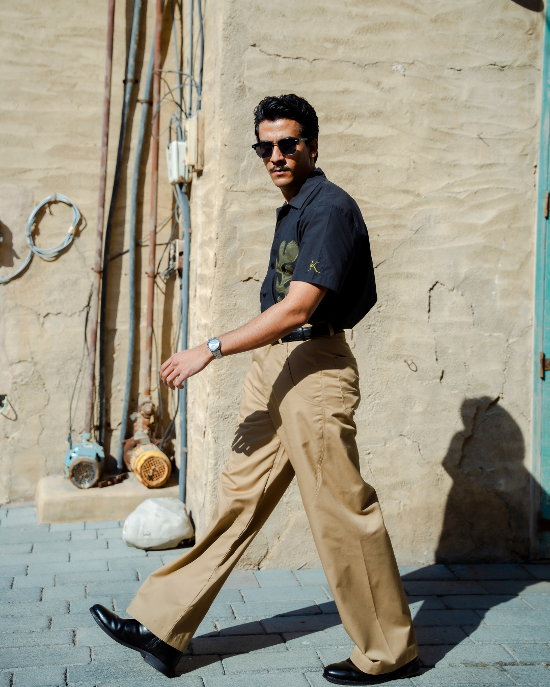Leafline Camp Shirt | Leaf Line Graphic Shirt | Janta Kumari