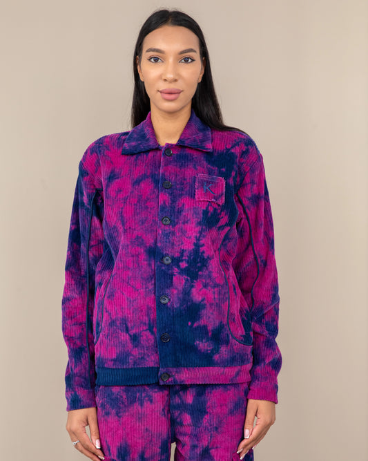 TIE DYE CORDUROY JACKET WOMEN