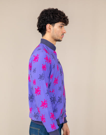 FLORAL PRINTED BOMBER JACKET MEN