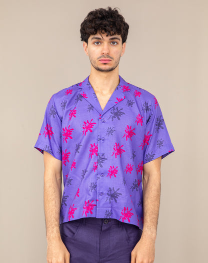 FLORAL HAWAIIAN PRINT SHIRT