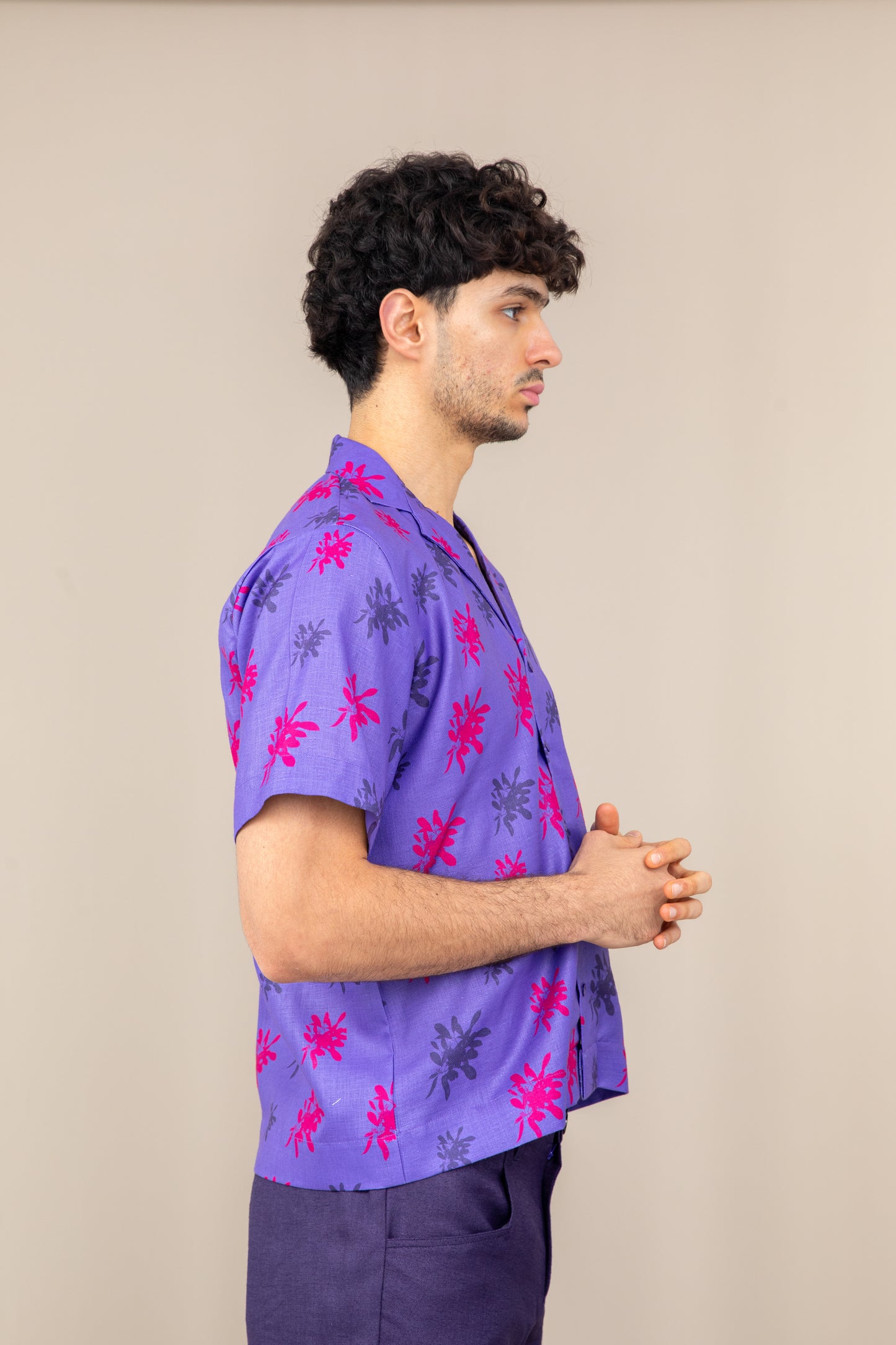 FLORAL HAWAIIAN PRINT SHIRT
