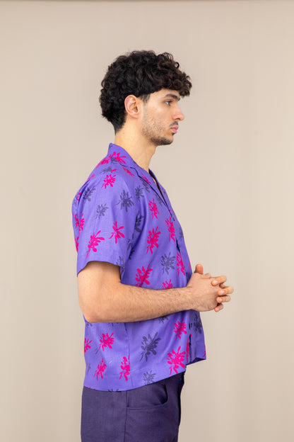 FLORAL HAWAIIAN PRINT SHIRT