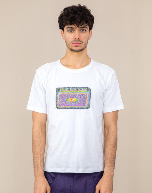EMBROIDERY CASSETTE T-SHIRT MEN