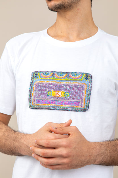 EMBROIDERY CASSETTE T-SHIRT MEN
