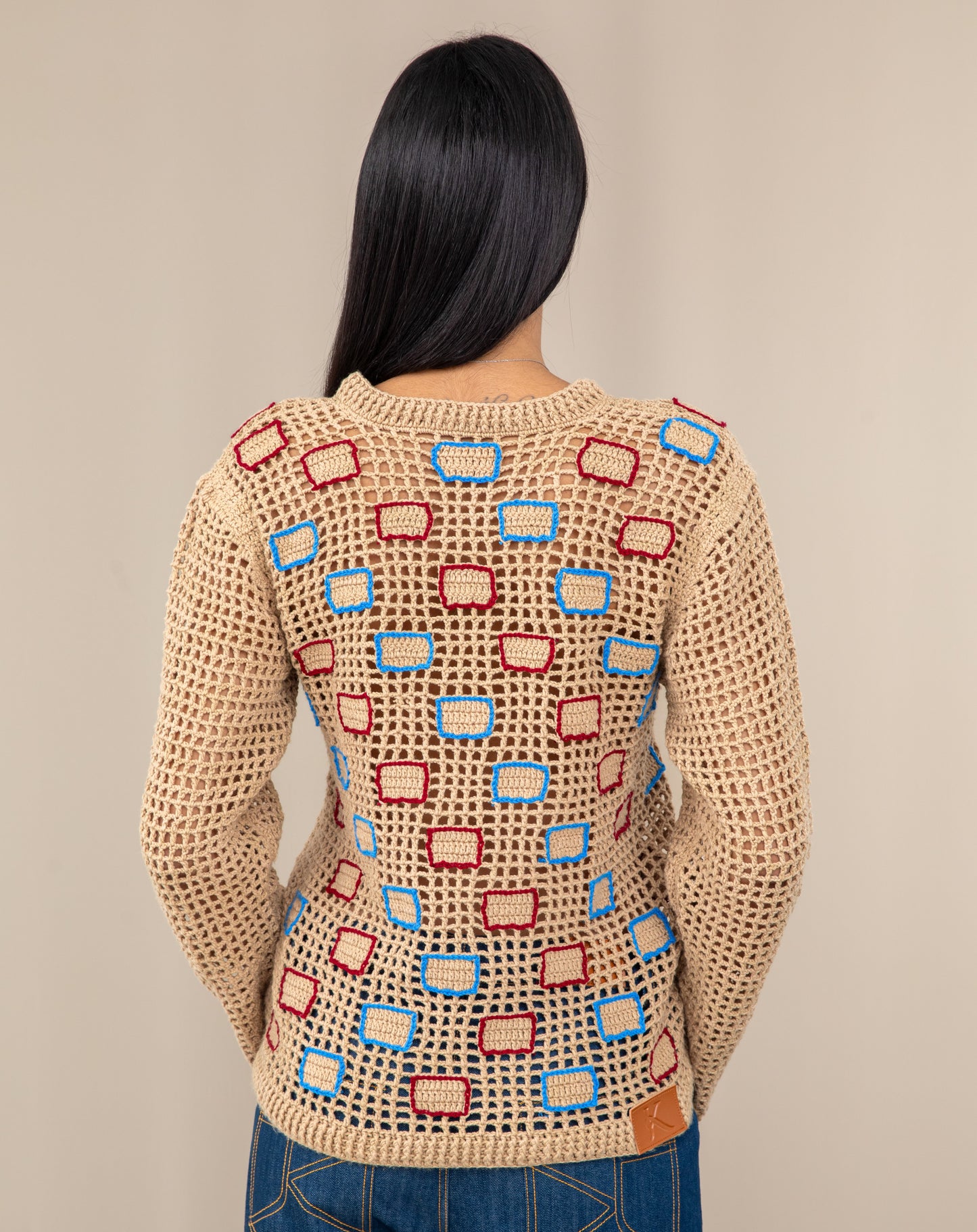 SUNSET CROCHET PULLOVER WOMEN