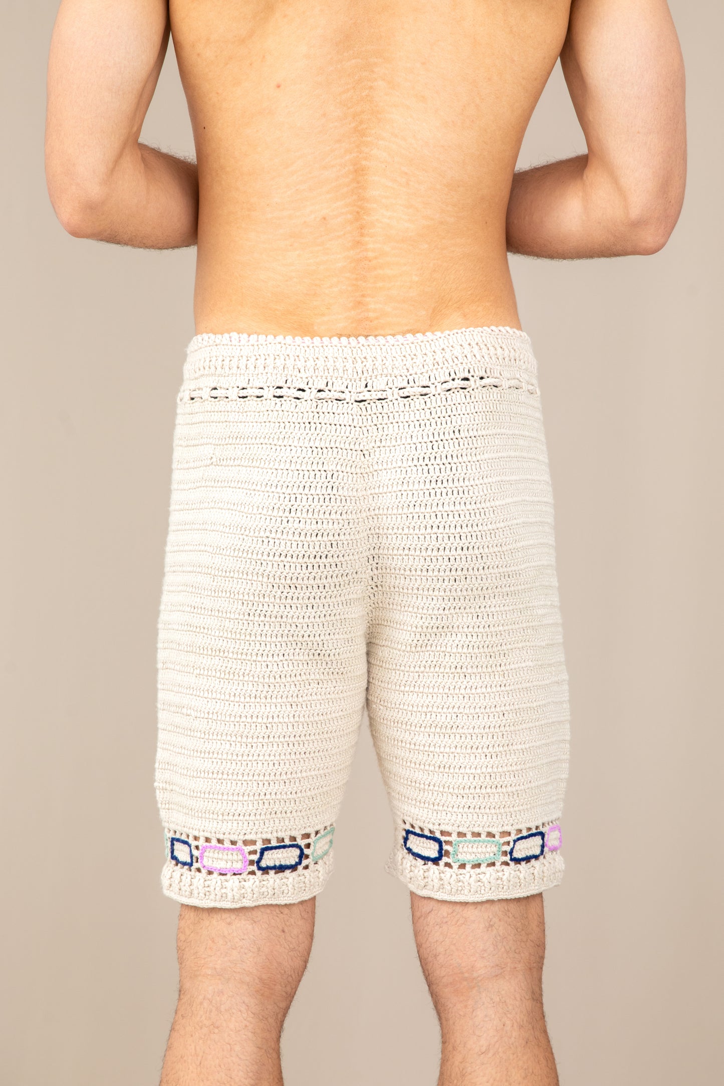 SUNSET CROCHET SHORTS