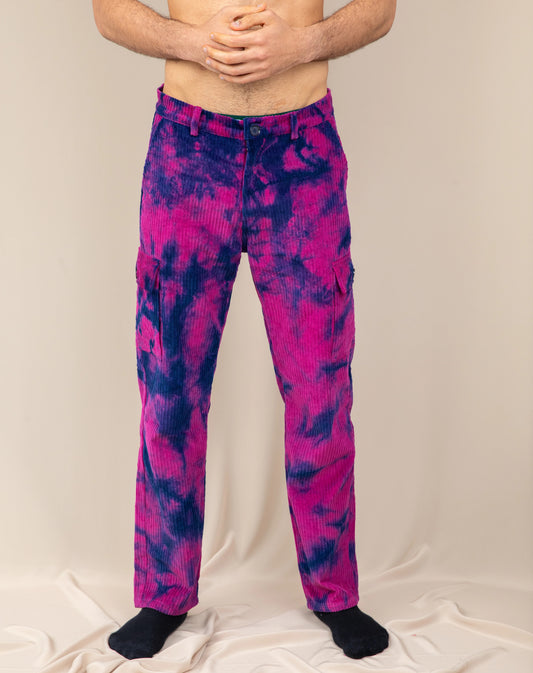 TIE DYE CORDUROY PANTS