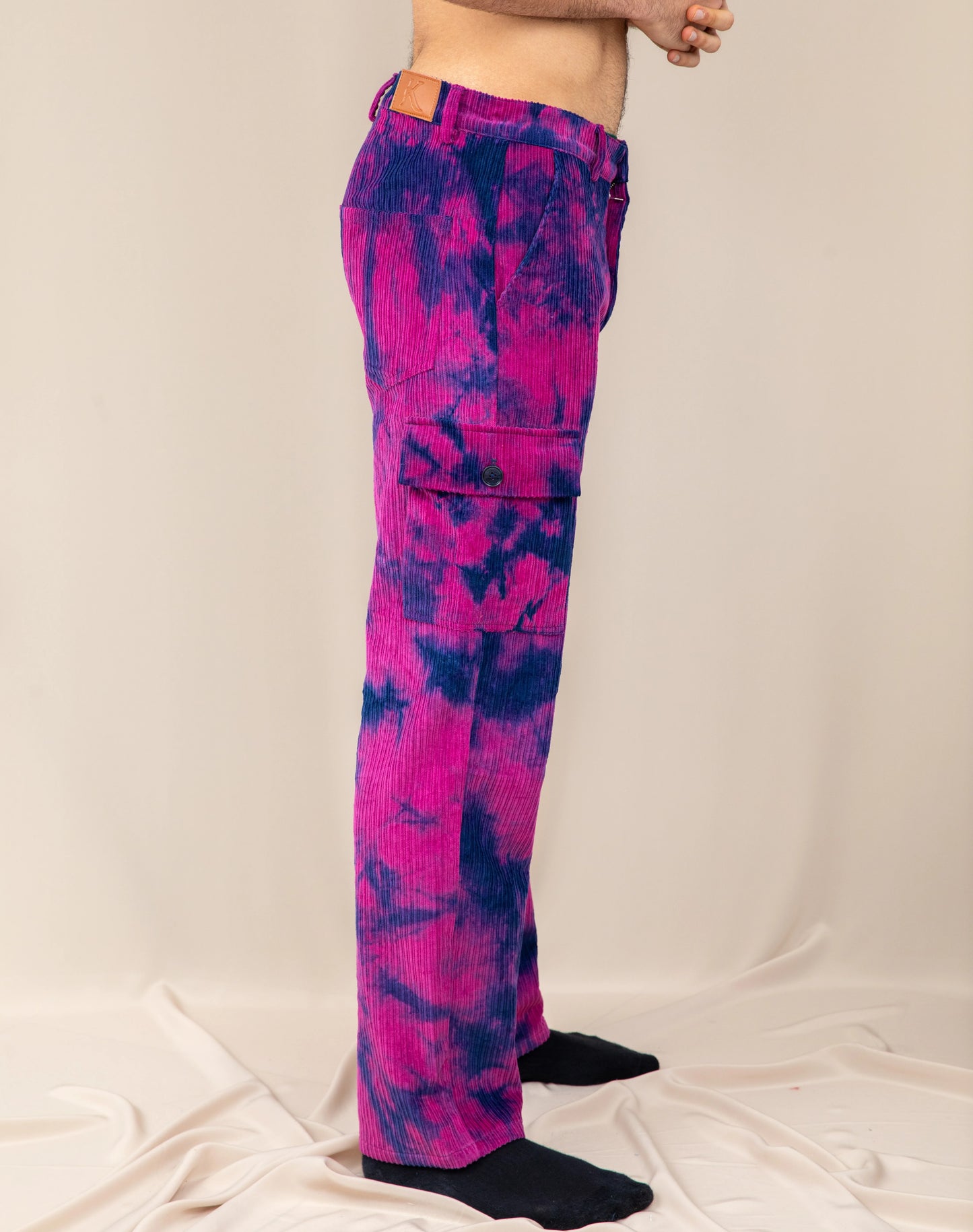 TIE DYE CORDUROY PANTS