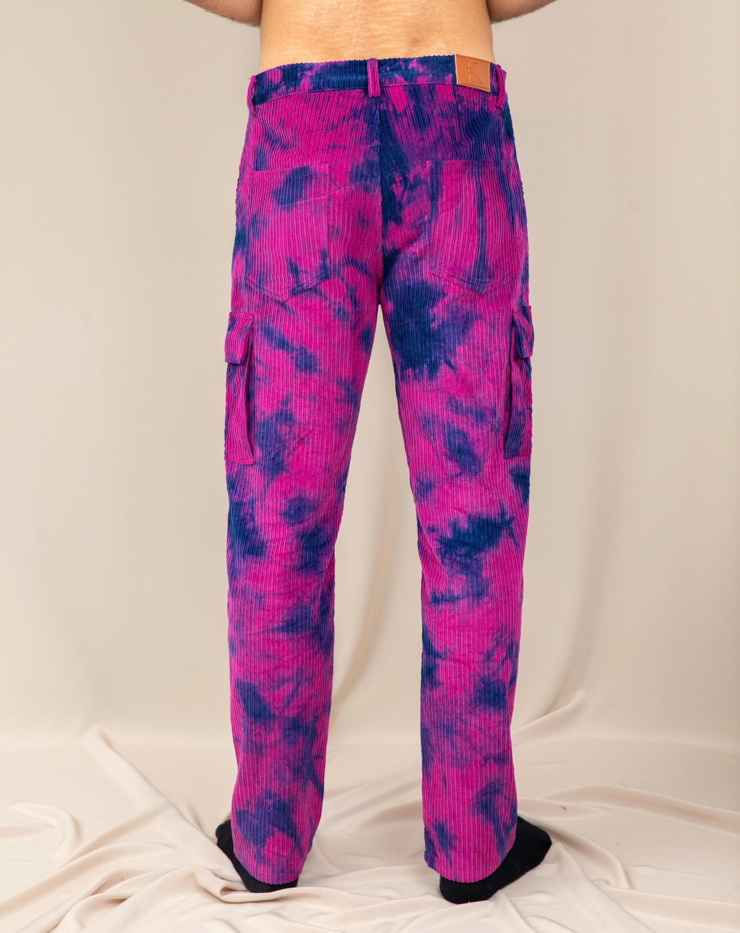 TIE DYE CORDUROY PANTS