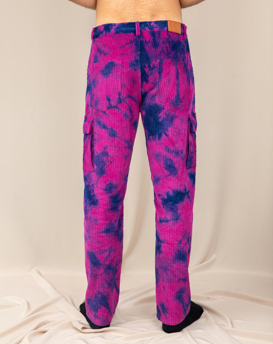 TIE DYE CORDUROY PANTS