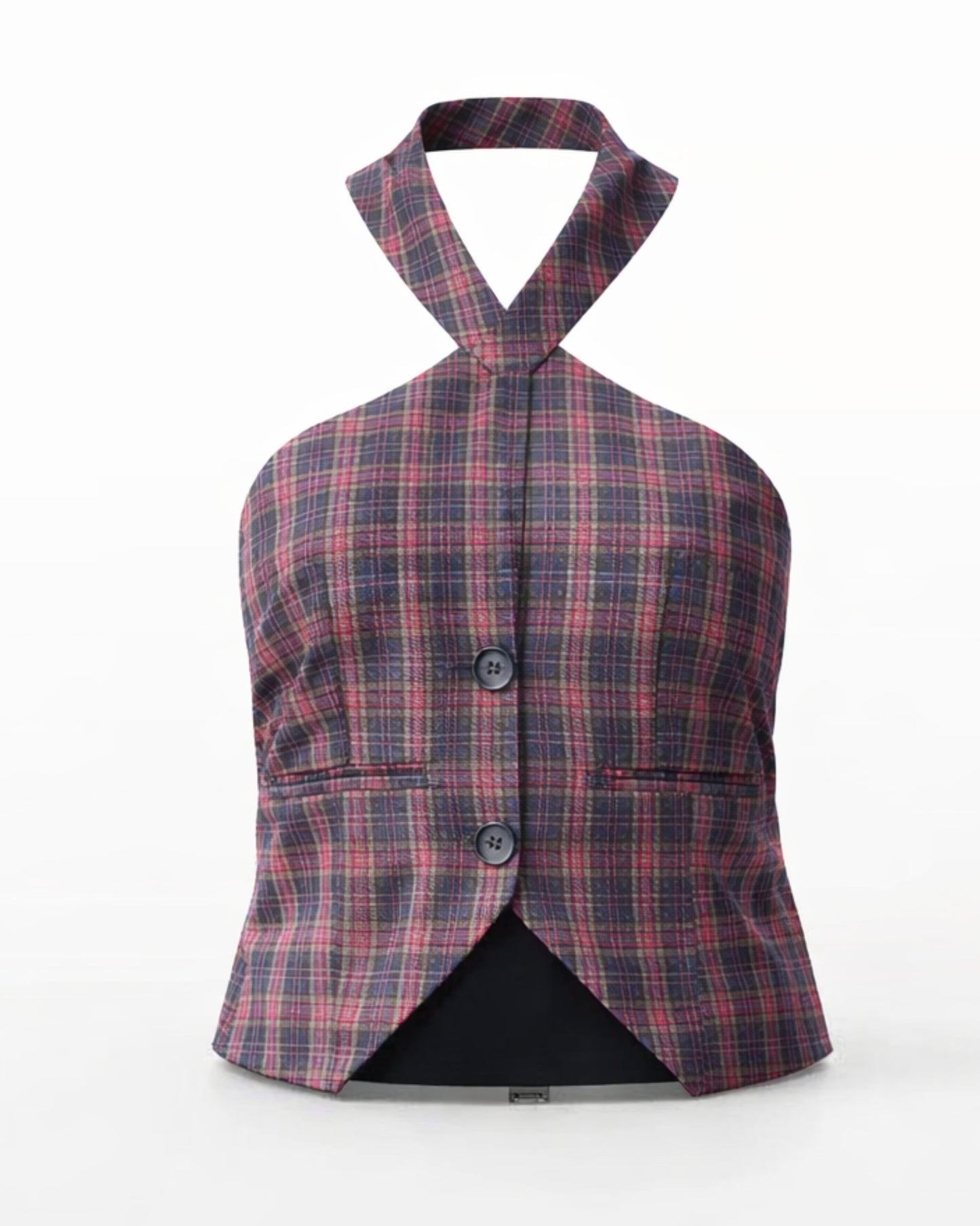 Premium Tartan Co-Ord Set – Women Waistcoat + Pleated Trouser