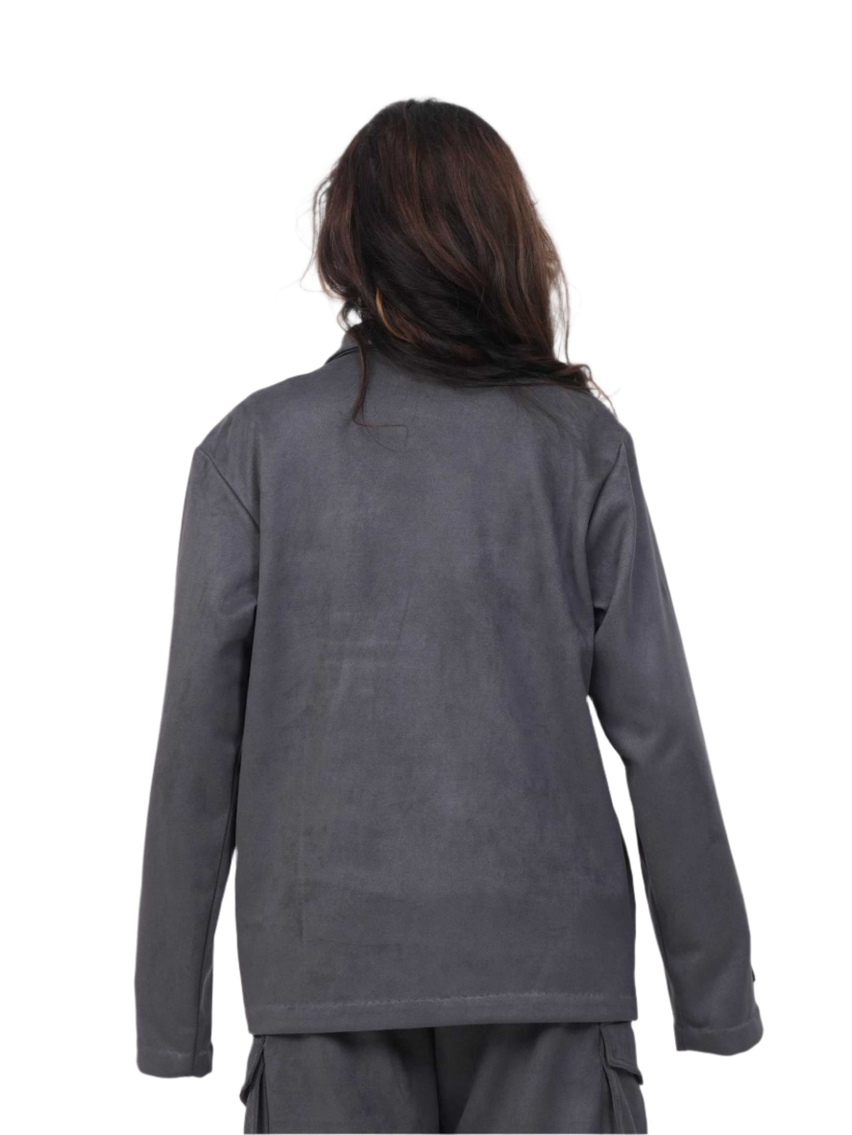 ASH BLOOM JACKET | EMBROIDERY JACKET | MONOTONE EMBROIDERY | JANTAKUMARI
