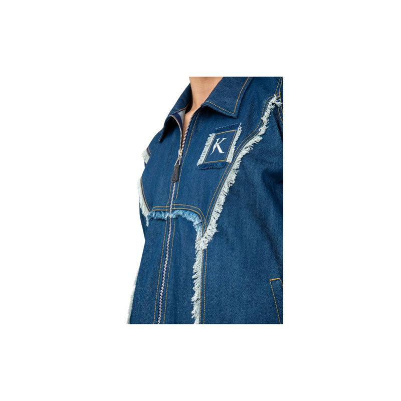 BIKER FRAY DENIM JACKET MEN