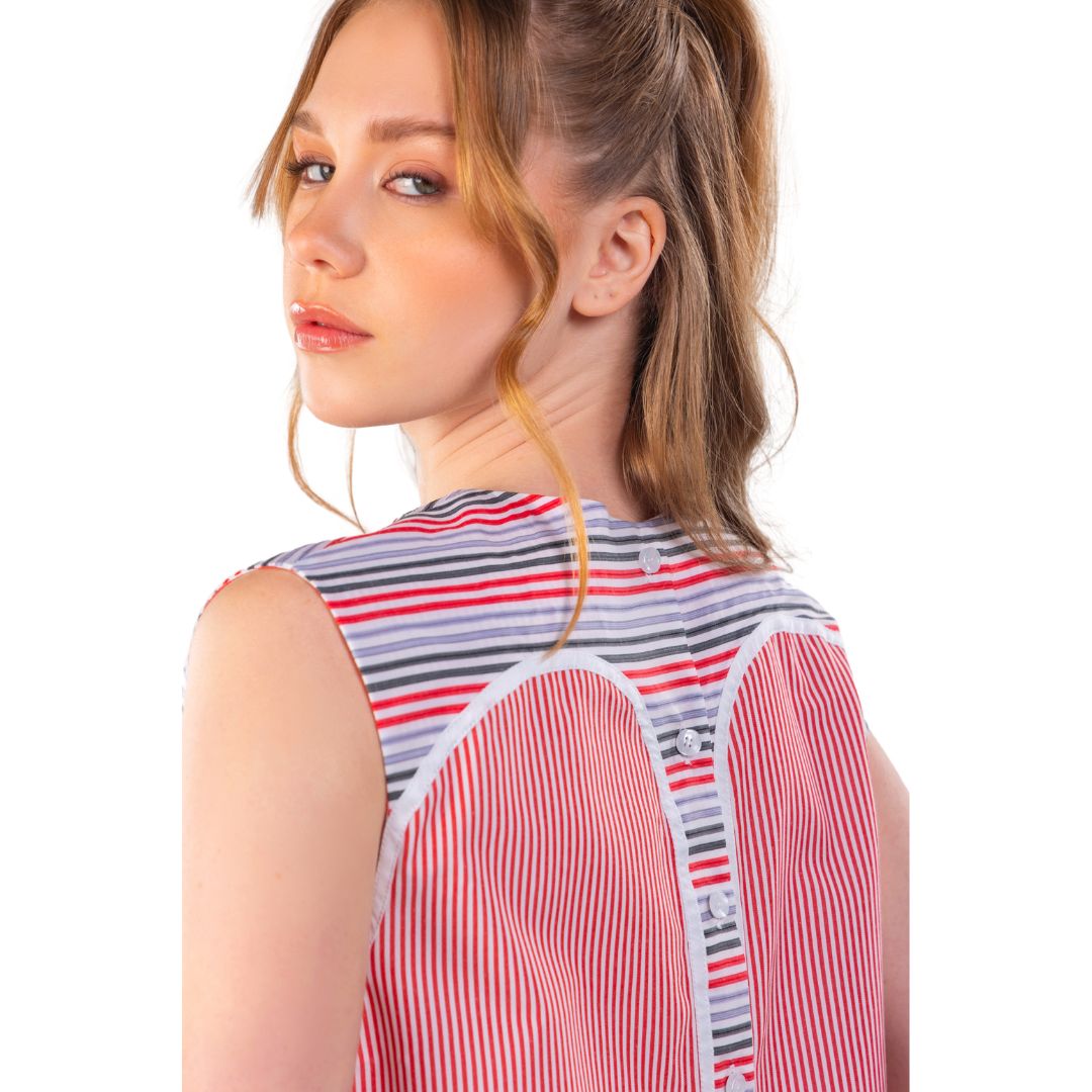 BLOCK STRIPE SHIRT - Janta Kumari 