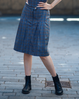 Women's Pleated Skirt | Checkmate Pleated Skirt | Janta Kumari
