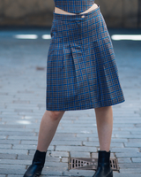 Women's Pleated Skirt | Checkmate Pleated Skirt | Janta Kumari