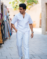 Tailored Pleated Trousers | Unisex Pleated Trousers | Janta Kumari