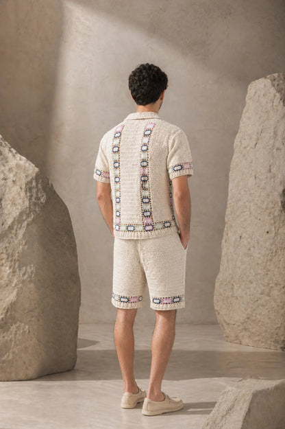 SUNSET CROCHET SHIRT MEN