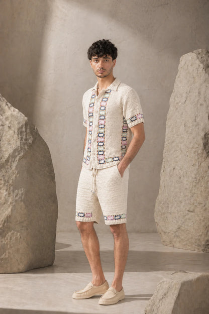 SUNSET CROCHET SHIRT MEN