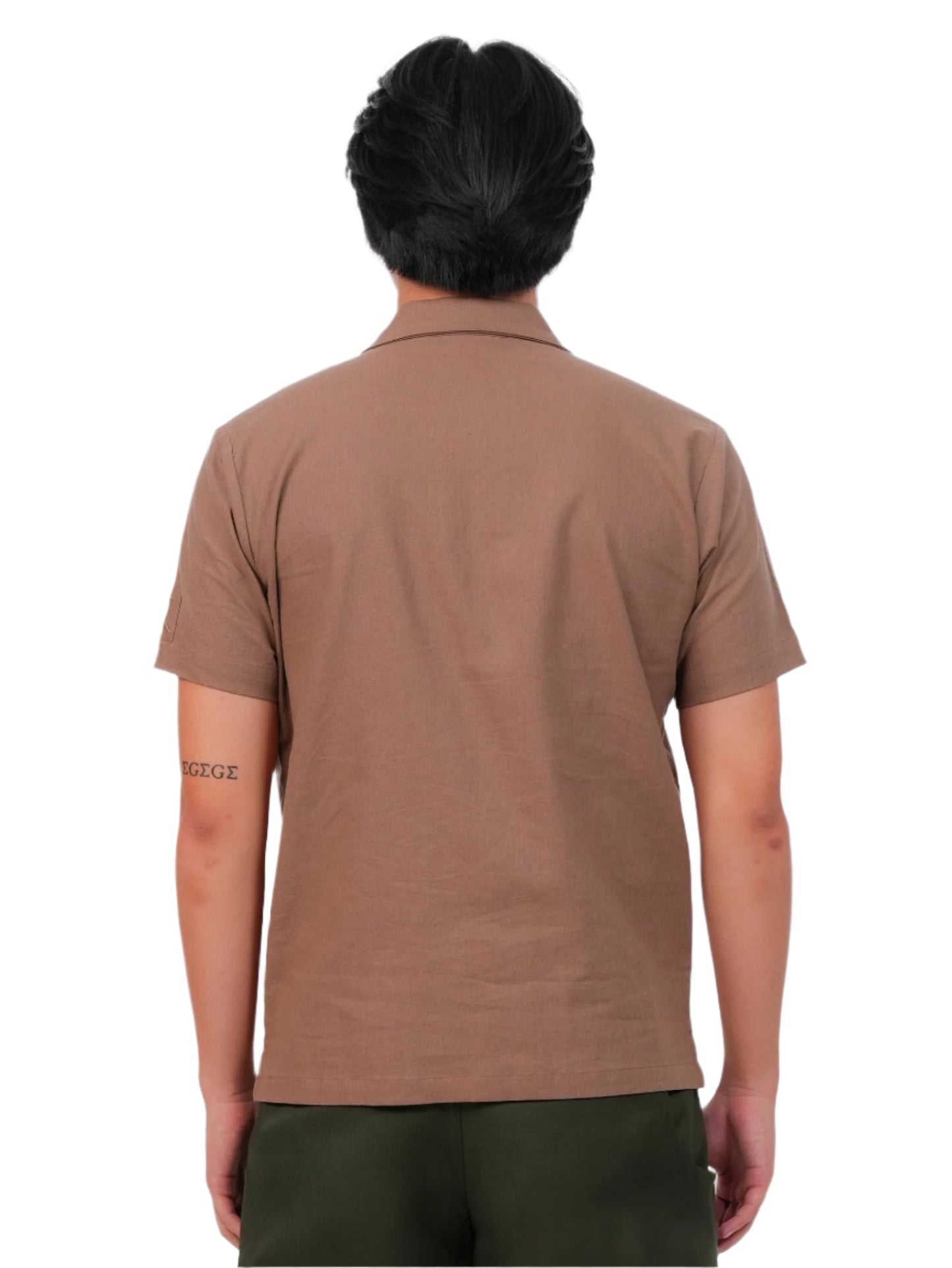 DESSERT BLOOM SHIRT MEN | CAMP COLLAR SHIRT | EMBROIDERED SHIRT | JANTAKUMARI