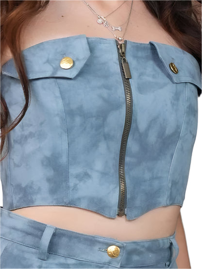 DYEWAVE CORSET | TIE DYE CORSET | STRUCTURED CORSET | JANTAKUMARI