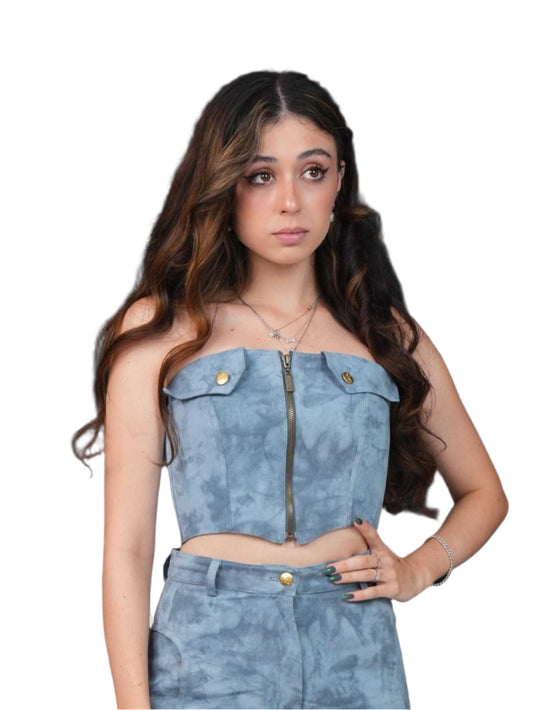 DYEWAVE CORSET | TIE DYE CORSET | STRUCTURED CORSET | JANTAKUMARI