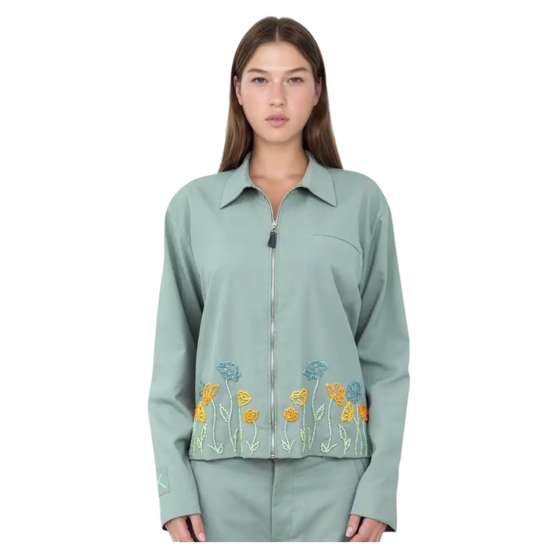 Floral Embroidery Shirt | Women's Embroidery Shirt | Janta Kumari