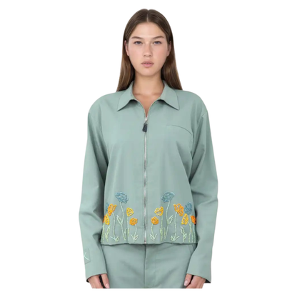 Floral Embroidery Shirt | Women's Embroidery Shirt | Janta Kumari