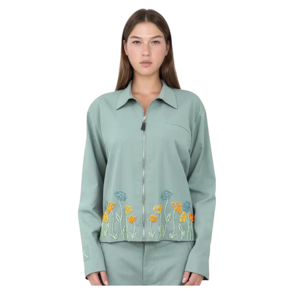 Floral Embroidery Shirt | Women's Embroidery Shirt | Janta Kumari