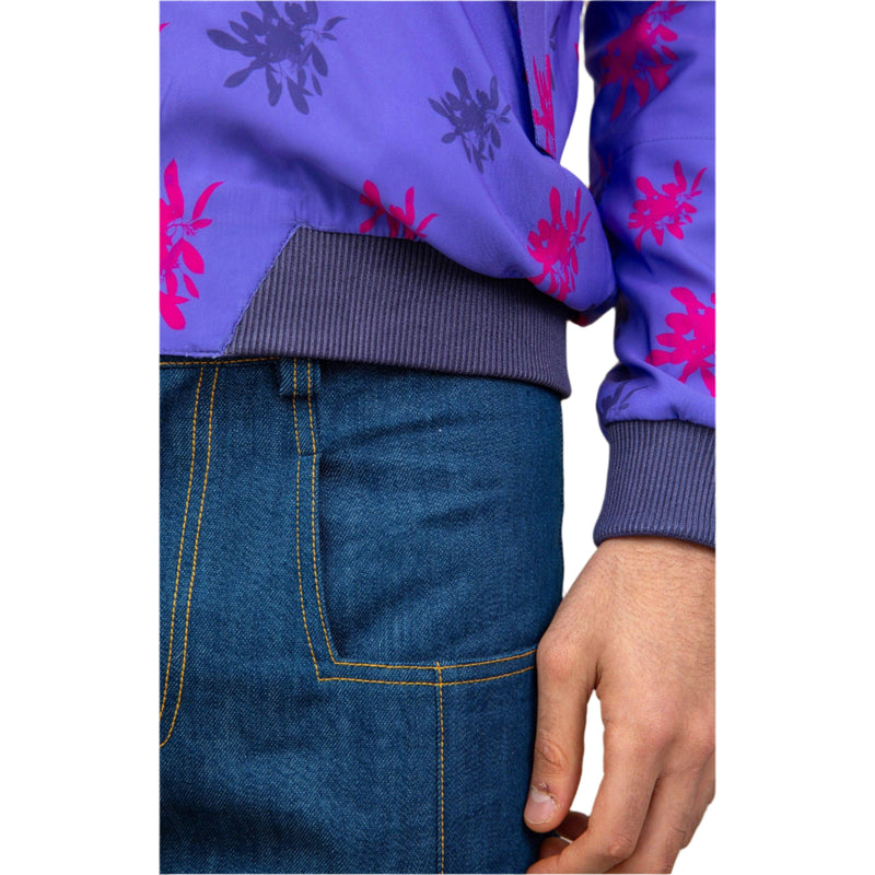 FLORAL PRINTED BOMBER JACKET MEN - Janta Kumari 