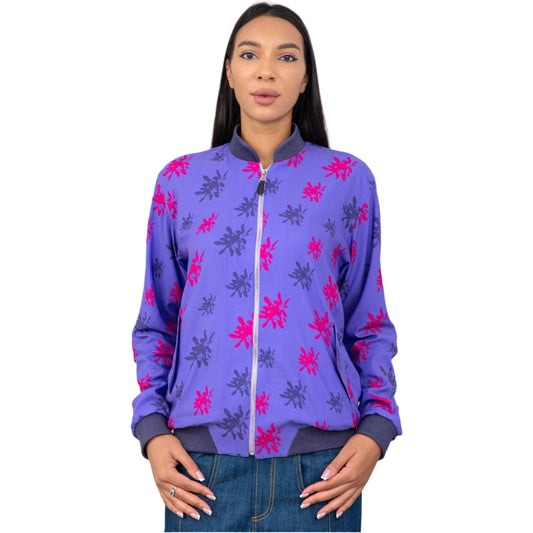 Women's Bomber Jacket | Printed Bomber Jacket | Janta Kumari