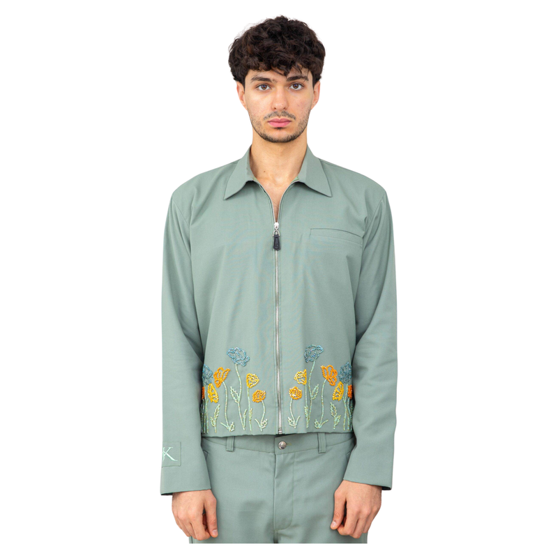 FLORAL EMBROIDERY SHIRT MEN