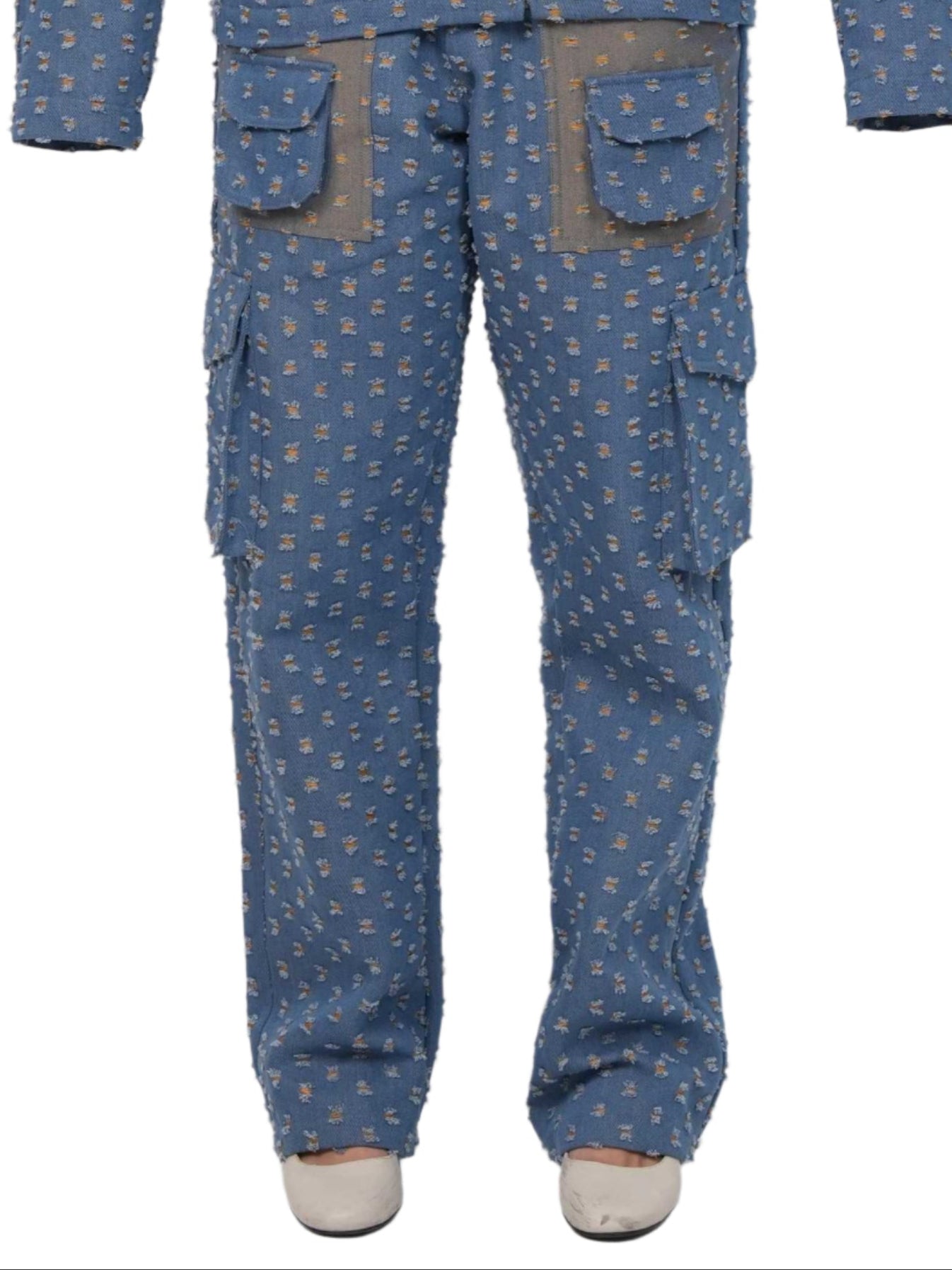 GLIDED FRAY DENIM TROUSERS WOMEN | DENIM PANTS WOMEN | JANTAKUMARI