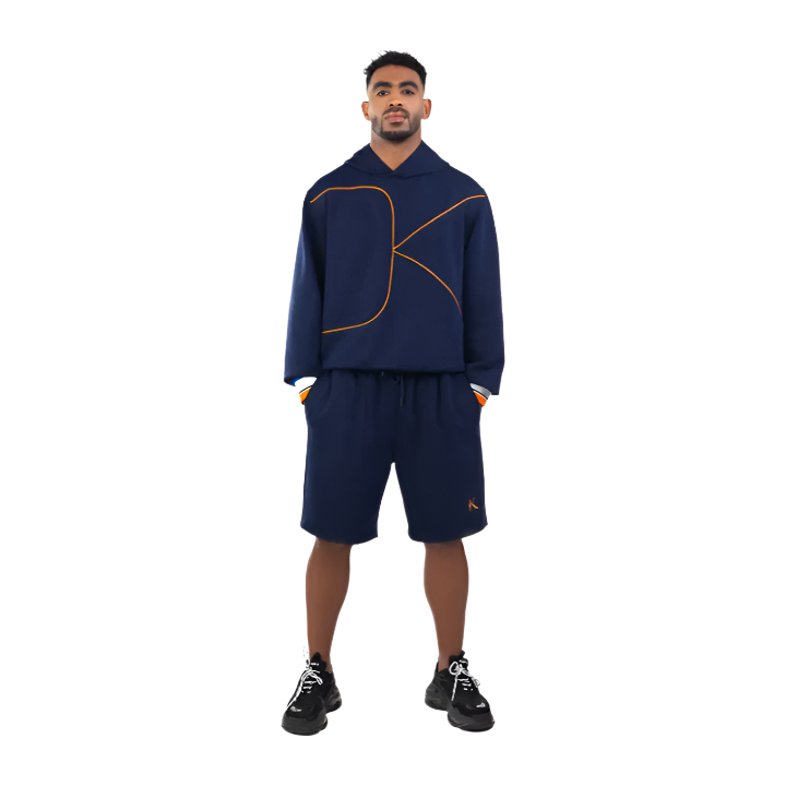 JK EMBROIDERED LOGO SHORTS - Janta Kumari 