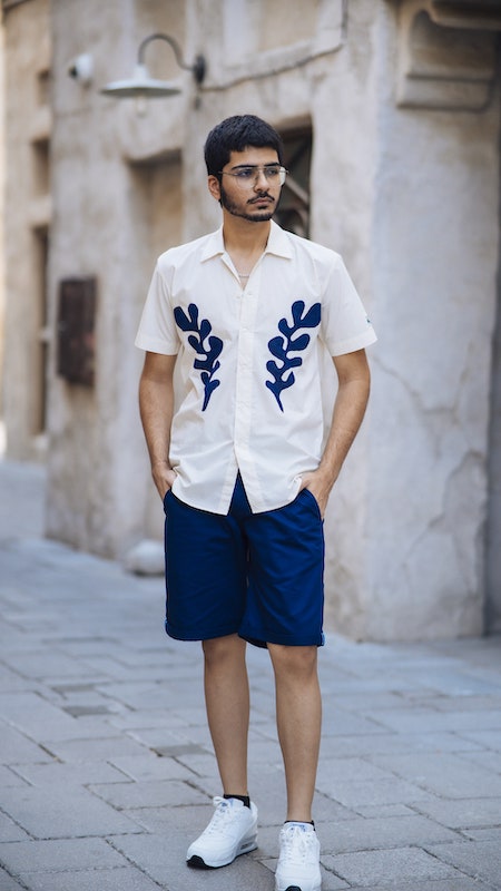 Camp Collar Shirt | Leaf Printed Shirt | Janta Kumari