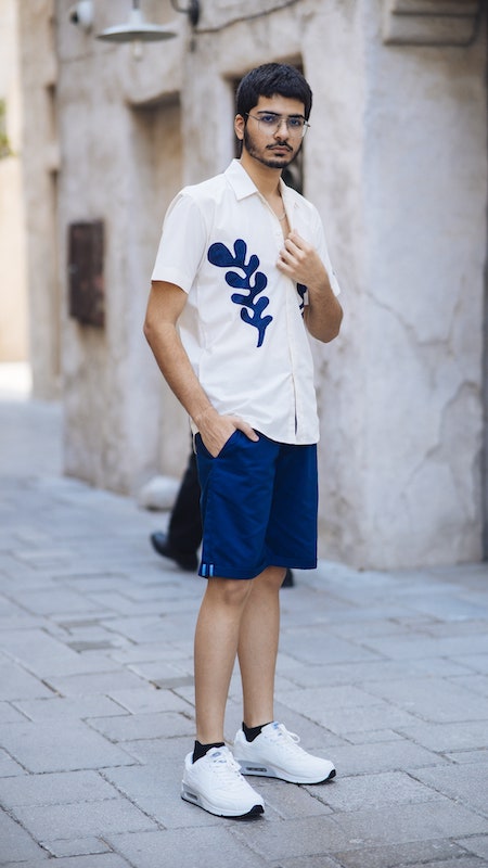 Camp Collar Shirt | Leaf Printed Shirt | Janta Kumari