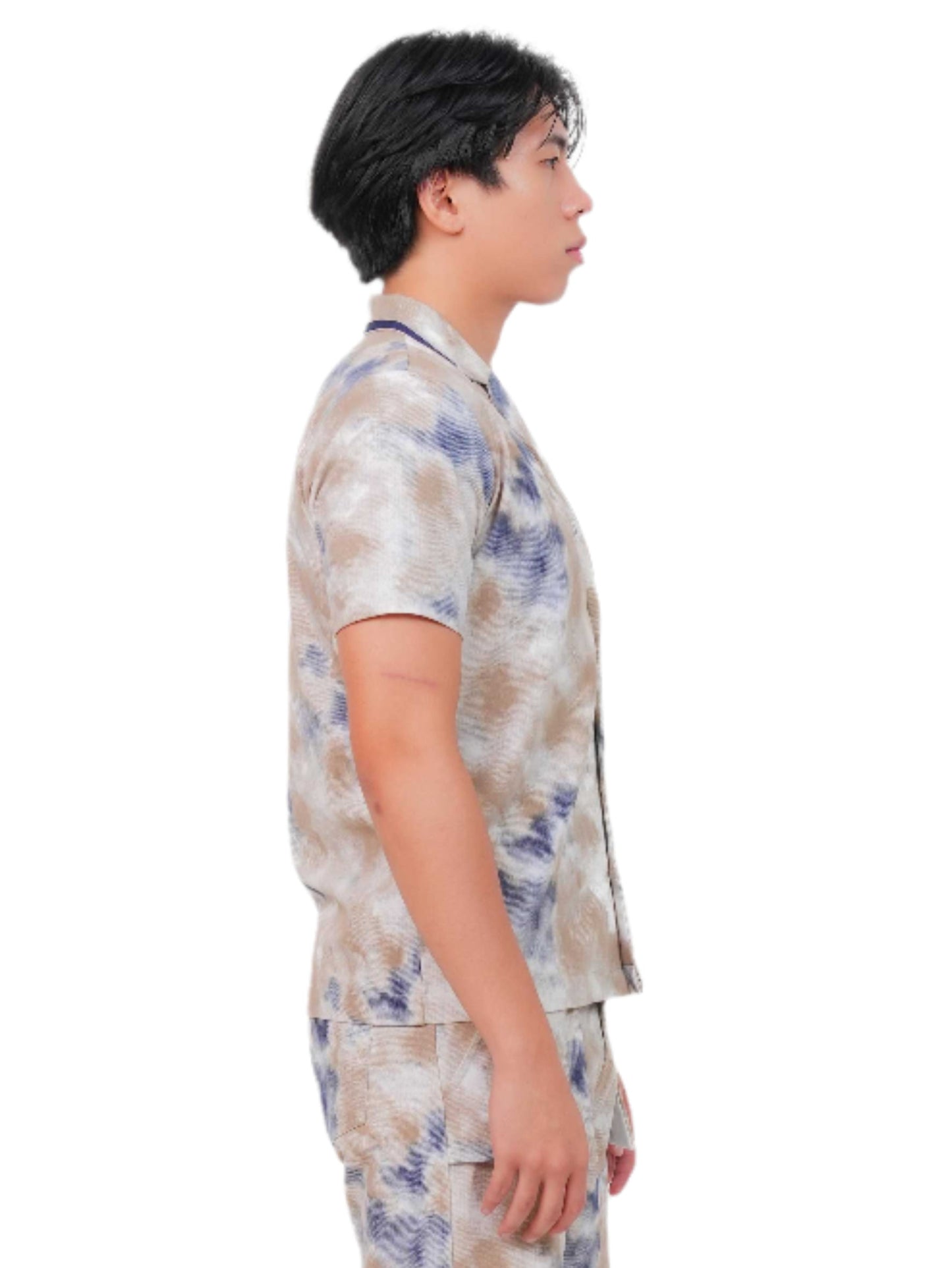 MARBLEWAVE SHIRT MEN | CAMP COLLAR | CASUAL WEAR | EVERYDAY WEAR